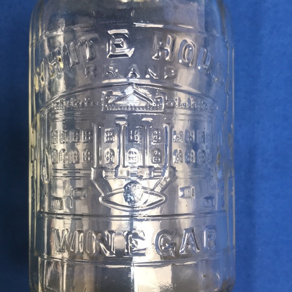 Vintage White House Vinegar Bottle & Glass Flask Bottle - Picture 4 of 6